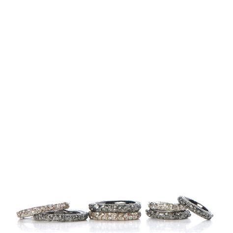 chanel fine jewellery rings|chanel stackable silver rings.